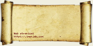 Gala Udovičić vizit kartica